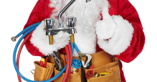 Santa plumber